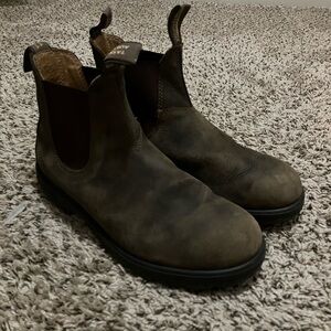 Blundstone Brown Leather Chelsea Boots